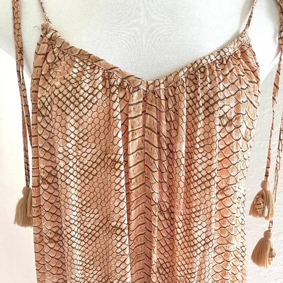 We Wore What Kaia Python Printed Jumpsuit - Picture 3 of 9